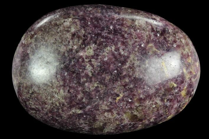 Sparkly, Purple Lepidolite Palm Stone - Madagascar #119280